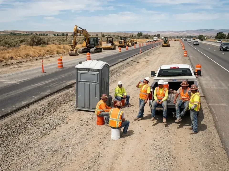 highway-road-construction-crew-007 — frequently asked questions, Porta Potty and Restroom Rentals in Summerville, GA